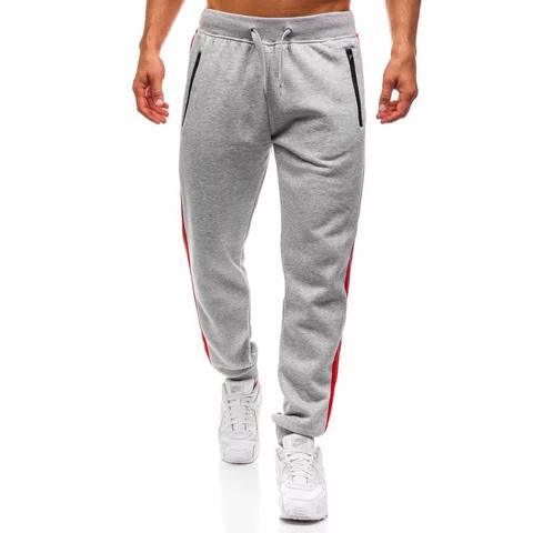 Eğlenceli Slim Kalem Fit Erkekler Rastgele Koşucular Çinolar Ayak Bileği Rastgele Erkekler Pantolonlar 1