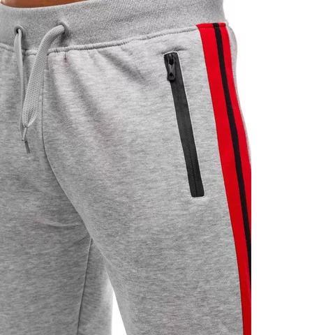 Eğlenceli Slim Kalem Fit Erkekler Rastgele Koşucular Çinolar Ayak Bileği Rastgele Erkekler Pantolonlar 2