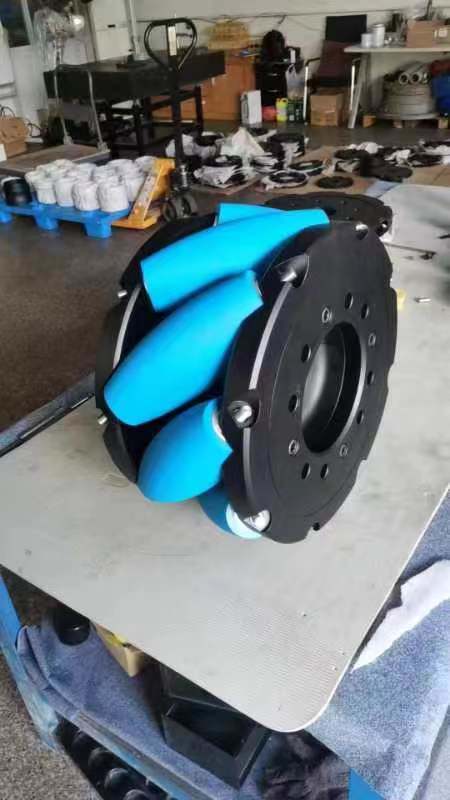 Elektrikli Sürücü Mekanik Tekerlekler Ağır Görevli 10 inç 0