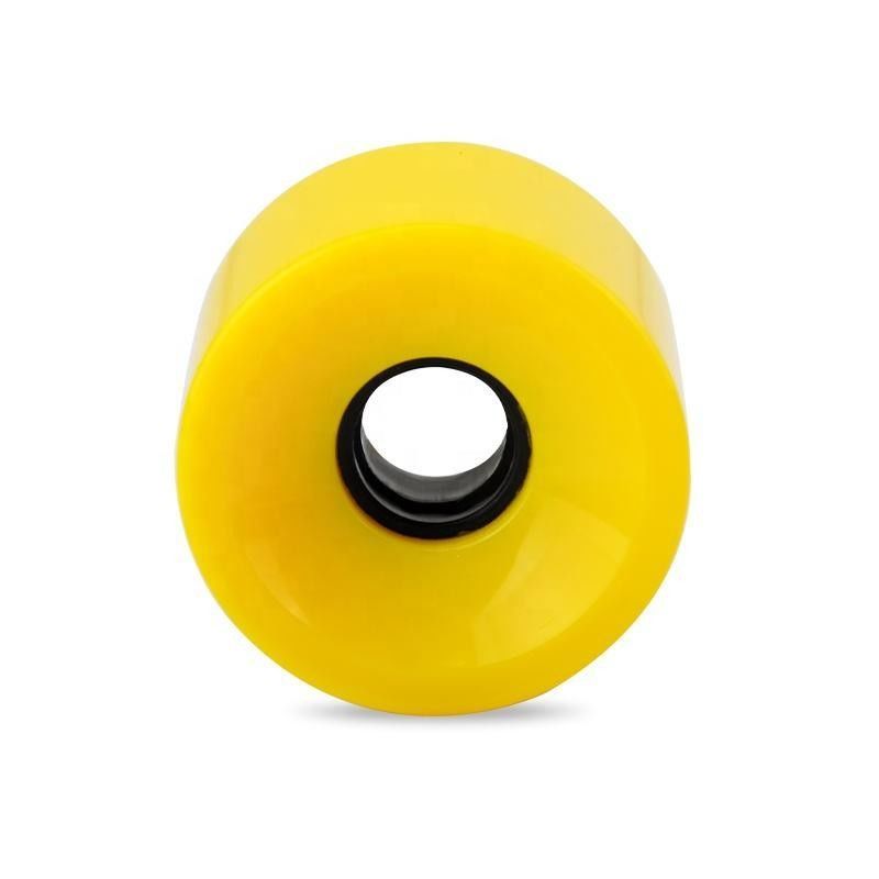 Çok Renkli 70mm PU Skateboard Tekerlekleri Yüksek Dayanıklılık Hafif