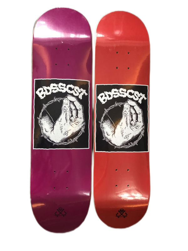 Toptan satış Pro Custom Colorful 7 Ply 100% Canadian Maple Skateboard