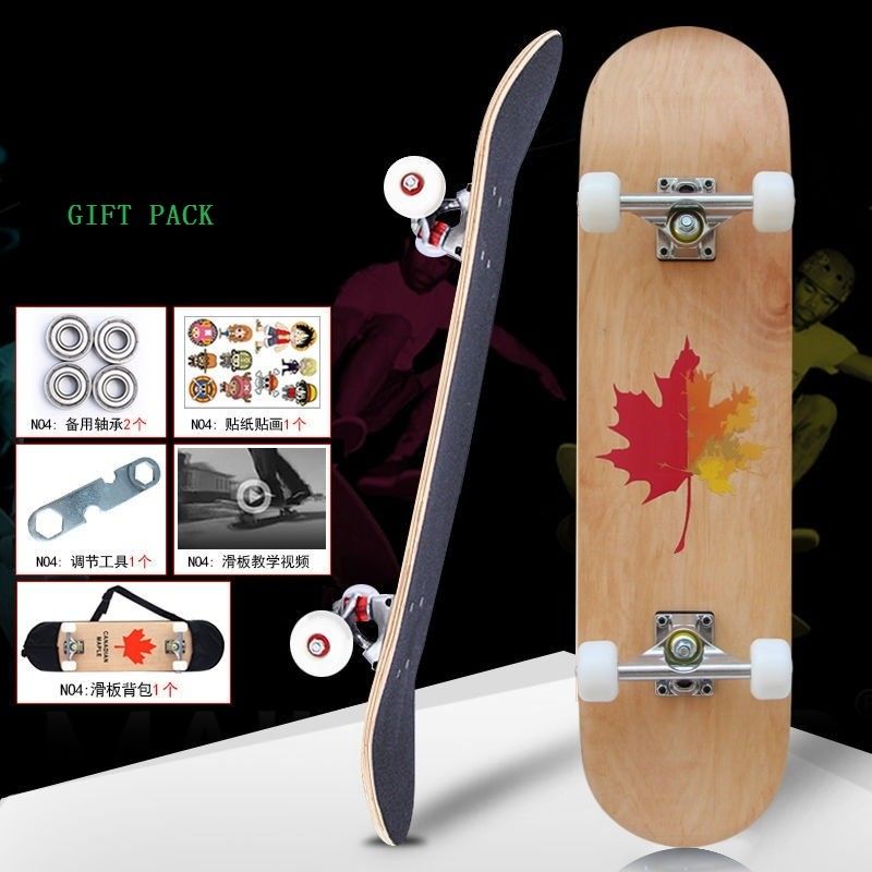 Dışarıda Ekstrem Sporlar İçin Yüksek Kaliteli Özel Tam Skateboardlar Giyim Direnci