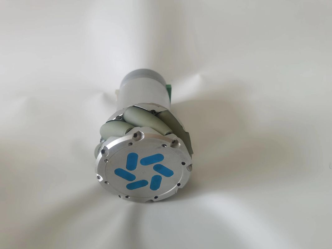 Gümüş renkli küçük boyutlu 76 mm 3 inçlik omni yönlü tekerlek