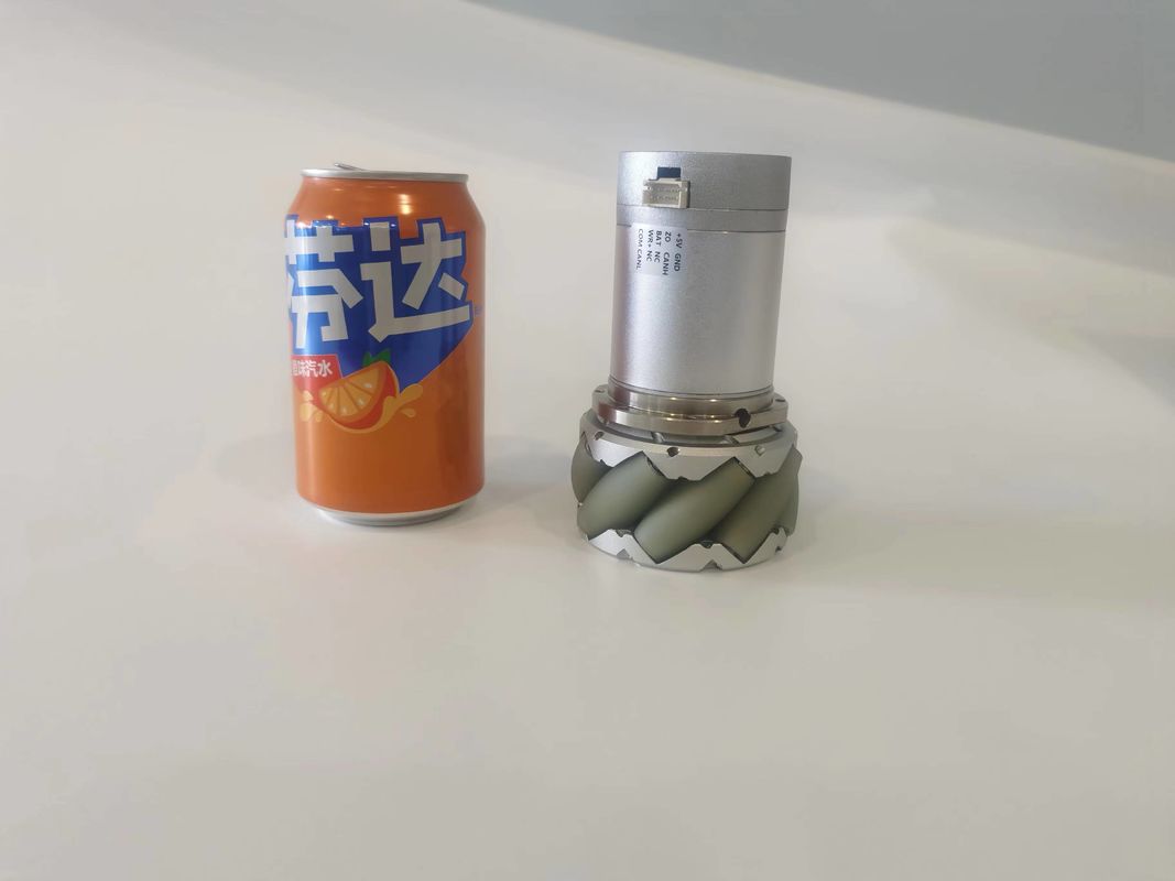 Gümüş renkli küçük boyutlu 76 mm 3 inçlik omni yönlü tekerlek
